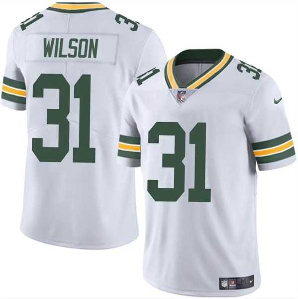 Men & Women & Youth Green Bay Packers #31 Emanuel Wilson White Vapor Limited Football Stitched Jersey->indianapolis colts->NFL Jersey